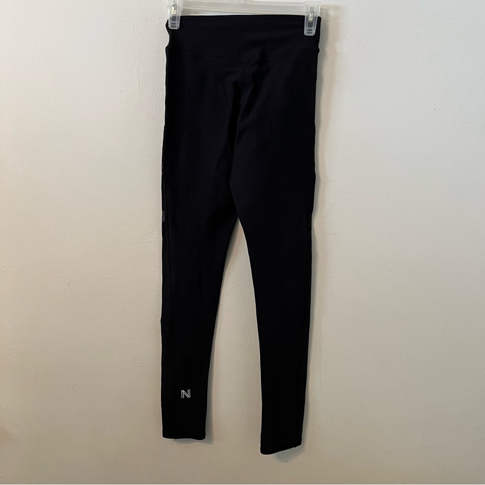 Nina B Roze High Rise Black Leggings Pants Size S